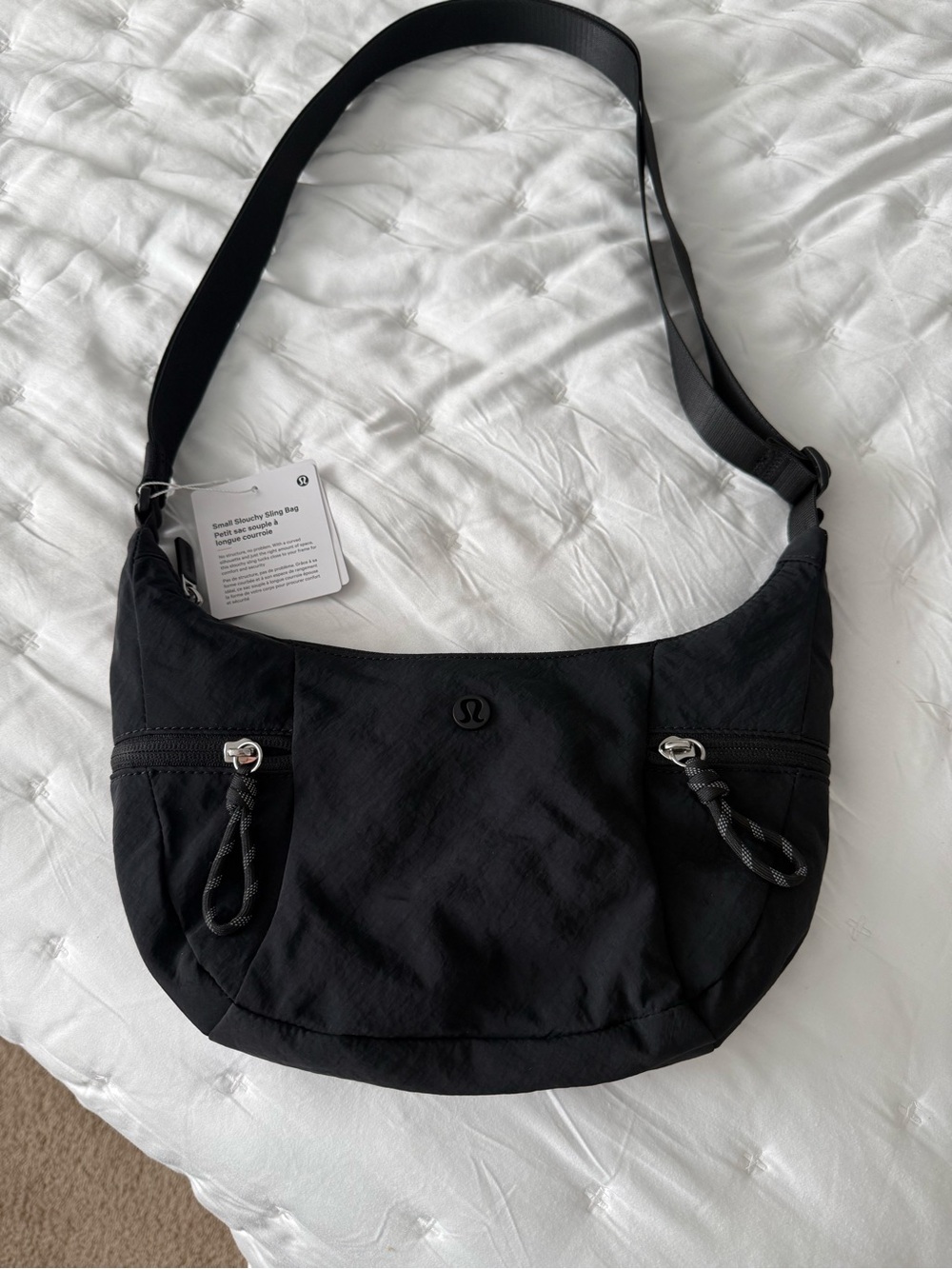 lululemon athletica Black Small Crossbody Sling Bag